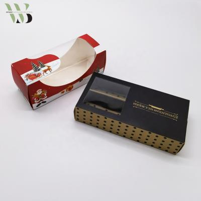 China Disposable Macarons Cookie Cupcake Box With Clear Window for sale