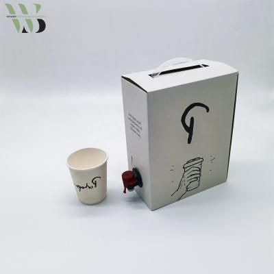 China Recyclable In Stock Aluminum Clad Light Avoid Heat Resistance Coffee Juice Bag In Box Bib Flexible Use Soft Bag In Carton for sale