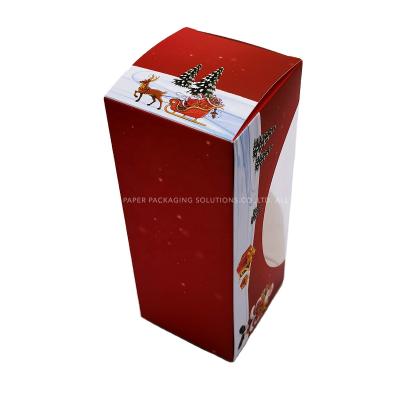 China Disposable Recycled Custom Color Printing Folding Bakery Cake Boxes With Clear Window for sale