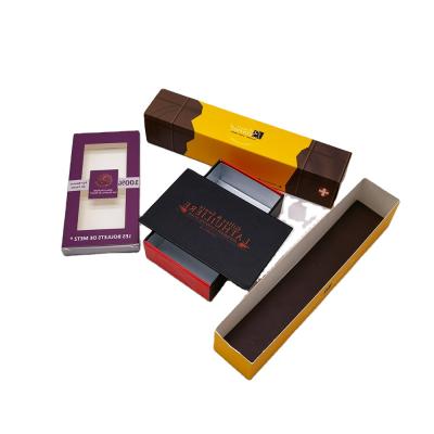 China Recyclable Separate Luxury Paper Tray Chocolate Cardboard Box Packaging Chocolate Paper Box for sale