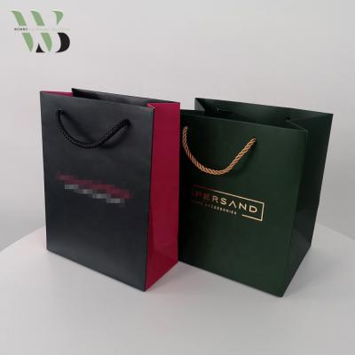 China Fancy Design 120gsm Eurotote Paper Shopping Bags 100% Recyclable Degradable for sale