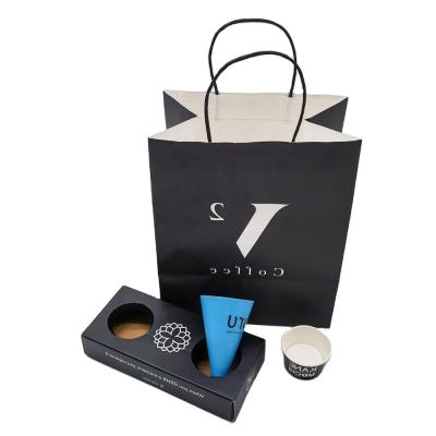 China China Factory Sales New Products Cheapest Price Logo 2022 Disposable Sleeve Customized Luxury Paper Bag With Handle for sale