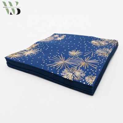 China Wedding Party Elegant Home Wedding Party Beautiful Vintage Decoupage Flower Butterfly Flower Napkin Printed Decoupage Table Paper Napkins Decor 21 for sale