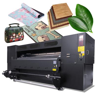 China Factory Floor Digital Wood, Leather Printer Machine UV Led Leather Hybrid Printer For Marking On Leather for sale