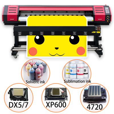 China Garment shops eco-solvent cart printer original and new galaxy 1.6m digital eco solvent printer one/two dx5th for sale