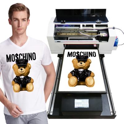 China Garments printing directly to the garment 3050 A3 Dtg garment printer t-shirt printer t-shirt printer estampados estampados ropa flatbed for sale