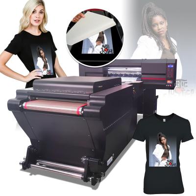 China All digital fabrics dtf heat transfer printing T-shirt printing machine price 600mm sticker printing transfer dtf for sale