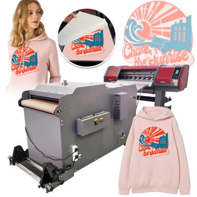 China Vinyls Direct To Pamper A1 60cm Film T-shirt DTG Printer All Textile Printing To Print T-shirt Garment Heat Transfer Printer for sale