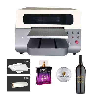 China 3d transfer machine sticker a3 3050 dft bag mouse uv label uv embossing label marking digital dft dtf printer flatbed uv machine for sale