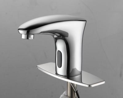 China Metered Faucets Hose Faucet Waterfall White Basin Faucet With Hot Sale Brass Black Mixer Bathroom Building Style Hot Ceramic Weather Sensor Gua for sale