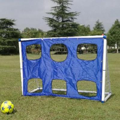 China pvc+ net+target dacron made in china standard pvc improve soccer goal with target and sporting goods FD806B for sale