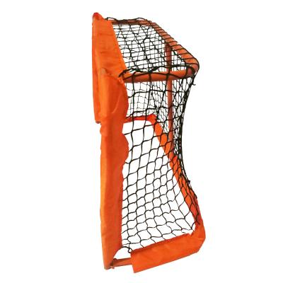 China Factory Supply Iron+ Polyester Goal Net Foldable Steel Floorball Goal Net Kids Hockey Street Hockey Net For Sports Playing Equipments for sale