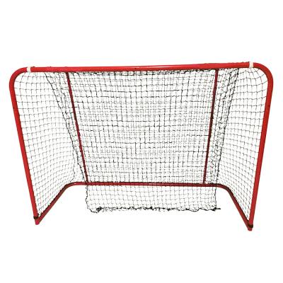 China Factory supply steel standard foldable street ice hockey goal net iron flooball hoceky net (FD703A) for sale