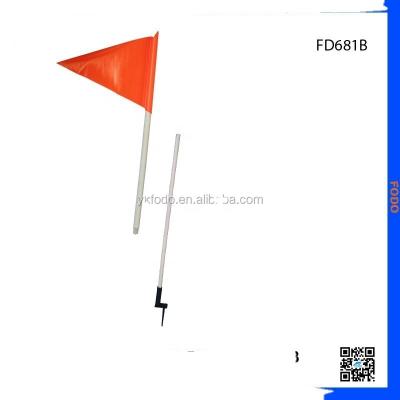 China PVC+steel made in china soccer club pennant flag corner flag soccer training flags FD681B for sale