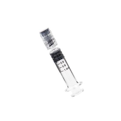 China Medical Luer Lock Syringe 1ml Clamshell Glass Plastic Blister Packing In Stock for sale