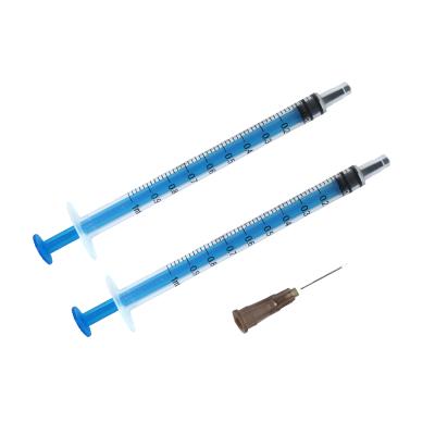 China Healthcare 1 2 2.5 5 10 30 50 60ml Disposable Medical Spot Luer Lock Syringe With Needle for sale