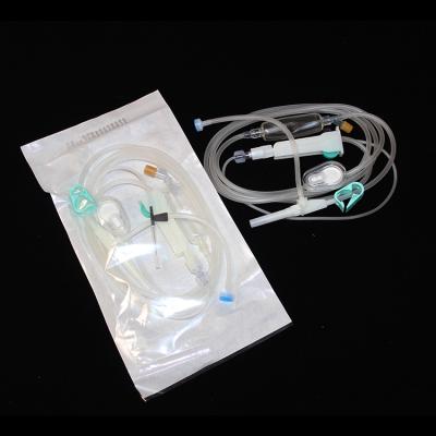 China Clinic and hospital high quality cheap price disposable iv infusion set with needle for sale