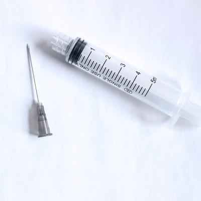 China 100% Organic Cotton Luer Lock Sterile Disposable Veterinary Plastic Syringe for sale