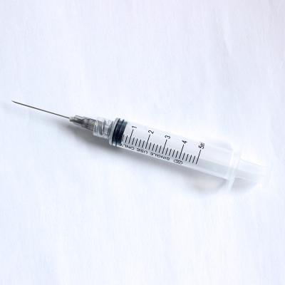 China 100% Organic Cotton Medical Plastic Injection 5ml Disposable Syringe for sale