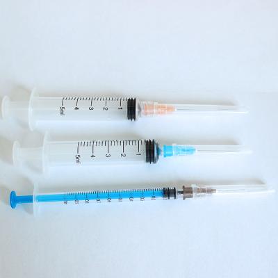 China 100% Organic Cotton Disposable Medical Empty Luer Slip / 5cc Syringe Luer Lock for sale