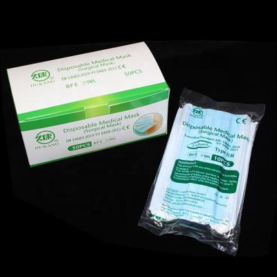 China Adult In Stock 3Ply Earloop Non Woven Medical Disposable Face Mask With CE Certificate for sale