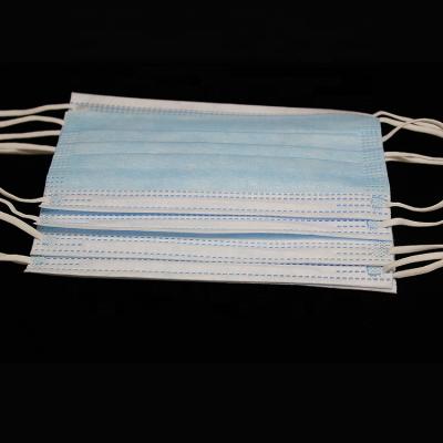 China 3 Ply Adult Medical Nonwoven Face Mask Disposable Doctor Protective Face Mask for sale