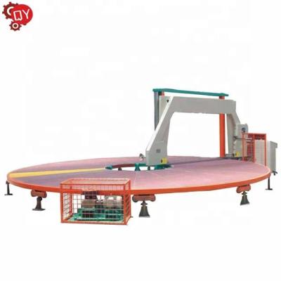 China Factory Circular Knife Foam Cutter 350w Automatic Carousel Foam Cutting Dividing Machine for sale