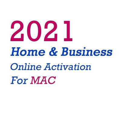 China 100% Working Original 2021 Home And Business For Mac Digital Key Code 100% Online Activation 2021 HB MAC License Send By Ali Chat for sale