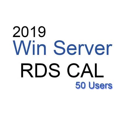 China 100% Working Globally Win Server 2019 Remote Desktop 50 User CAL Win Server 2019 RDS 50 Cal License Send By Email for sale