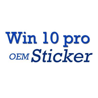 China 100% Working Genuine Win 10 Professional OEM Sticker 100% Online Activation Win 10 Pro Sticker Shipment Fast for sale