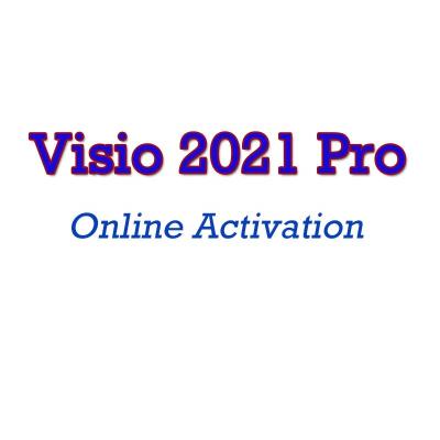 China 100% Working Genuine Visio 2021 Professional License 100% Online Activation Visio 2021 Pro Digital Key Code Send By Ali Chat for sale