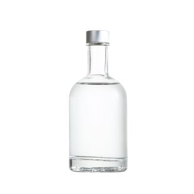 China Beverage 200ml, 375ml, 750ml, 1050ml Clear Spirit Glass Liquor Wine Bottle Empty Tequila Bottles With Cork Stopper for sale