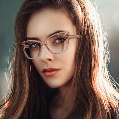 China Decration Sparloo 2286 CP Armed New TR90 Glass Frame Women Custom Optical Glasses Frame Anti Blue Light for sale