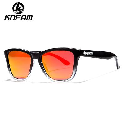 China Sports Sunglasses Kdeam 1755 Men KD0717 Gafas De Sol Frog Europe Retro Polarized Sunglasses CE Cat.3 UV400 for sale