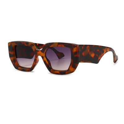 China Fashion Sparloo Sunglasses 1311 Sunglasses 2021 Women Logo Thick Arms Sunglasses Modern Printing Retro for sale