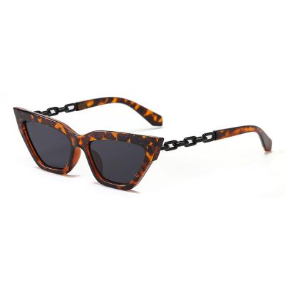 China Fashion Sparloo Sunglasses 10103 Chained Women Cat Eye 2021 Amrs Ladies Glass Sun Glasses Fun for sale