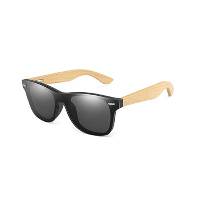 China Fashion Sunglasses Sparloo CE UV400 Lens One Piece PC 1785 Frame Sunglasses Promotional Black Bamboo for sale