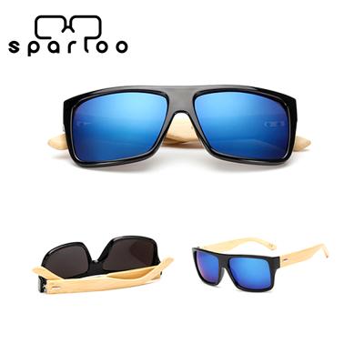 China Fashion Sunglasses Sparloo 1791 Men's OEM Plastic Bamboo Sunglasses Private Label for sale