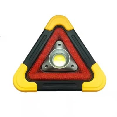 China Portable Small LANDSCAPE Dry Cell Triangle COB Light Emergency Road Light Warning Light Automobile Repair Camping Light for sale