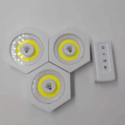 China Modern COB LED Puck Light With Touch Light Remote Control Cabinet Led Work Light for sale