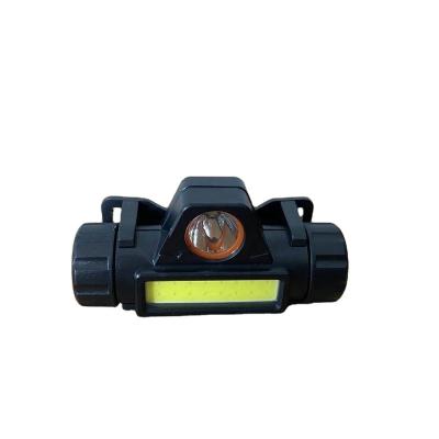 China Camping Portable Rotatable USB Charging Outdoor LED Headlight Running Lamp for sale