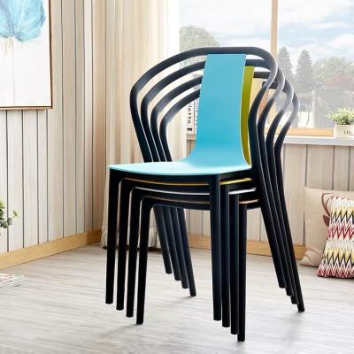 China Comfortable cheap price stackable pp outdoor modern restaurant dining plastic chairs for sale for sale