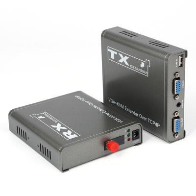 China 1080P 20KM VGA fiber supplement with USB and FC audio M-VF100U for sale