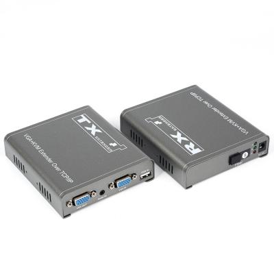 China Kvm Fiber Optic Switch Extra 20Km VGA Fiber Extender With Kvm M-VF100U for sale