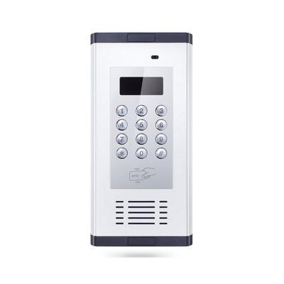 China Audio system 2 wire access control metal intercom door phone system aparment support RFID identification card for sale