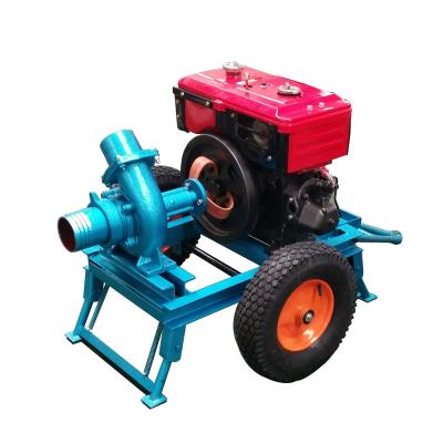 China Farm Irrigation Water Motor Irrigation Stainless Steel Submersible Centrifugal Diesel Pump for sale