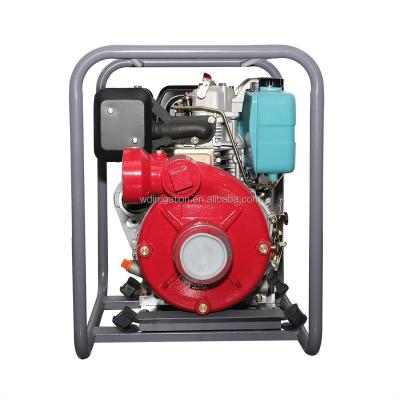 China High Efficiency 3 Inch High Lift Diesel Power And High Working Pressure Cast Iron Water Pump for sale