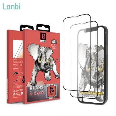 China Lanbi Anti-explosion Screen Protector For iPhone 12 Tempered Glass 9D Screen Protector For iPhone 13 Shockproof Film for sale