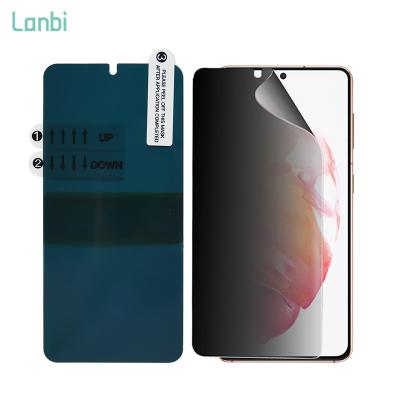 China Mobile Cell Phone Accessories Anti-spy Privacy Hydrogel TPU Film For Samsung S22 Ultra Privacy Screen Protector for sale