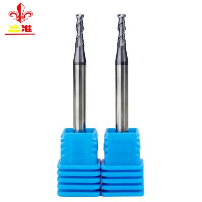 China Solid Alloy Steel 2 Flute Carbide End Mill Square End Mill HRC45 Tool Kit Milling Cutter CNC Metal Milling Tools for sale